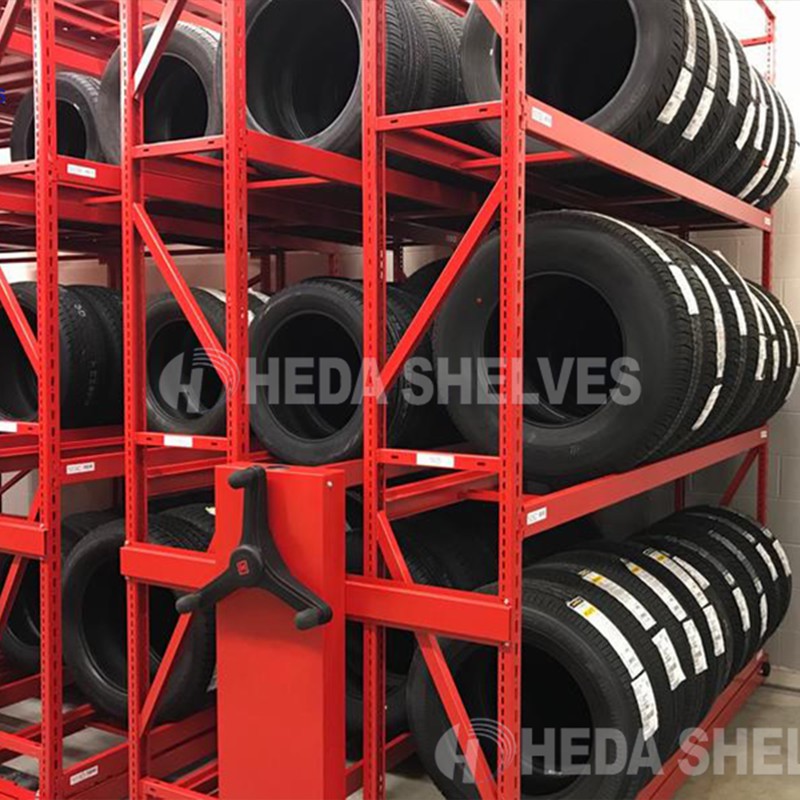 Tire Racking Red