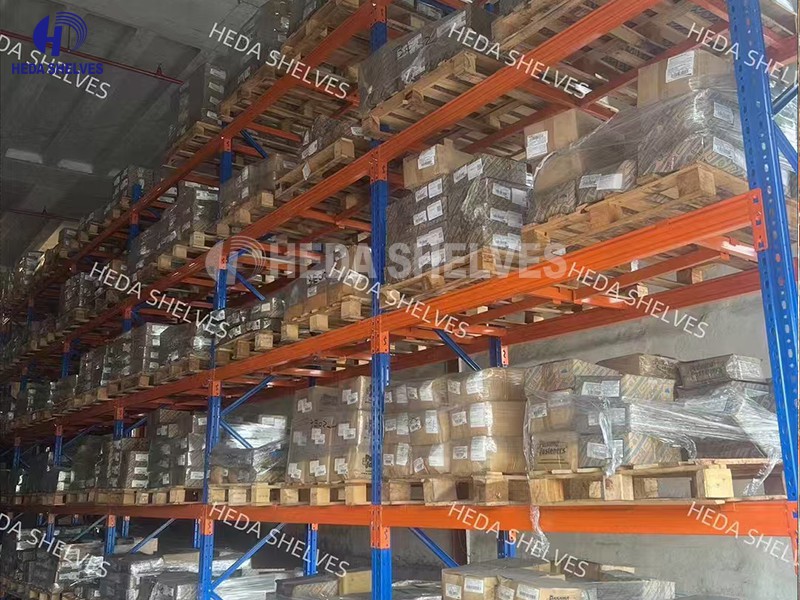 orange heavy duty racking