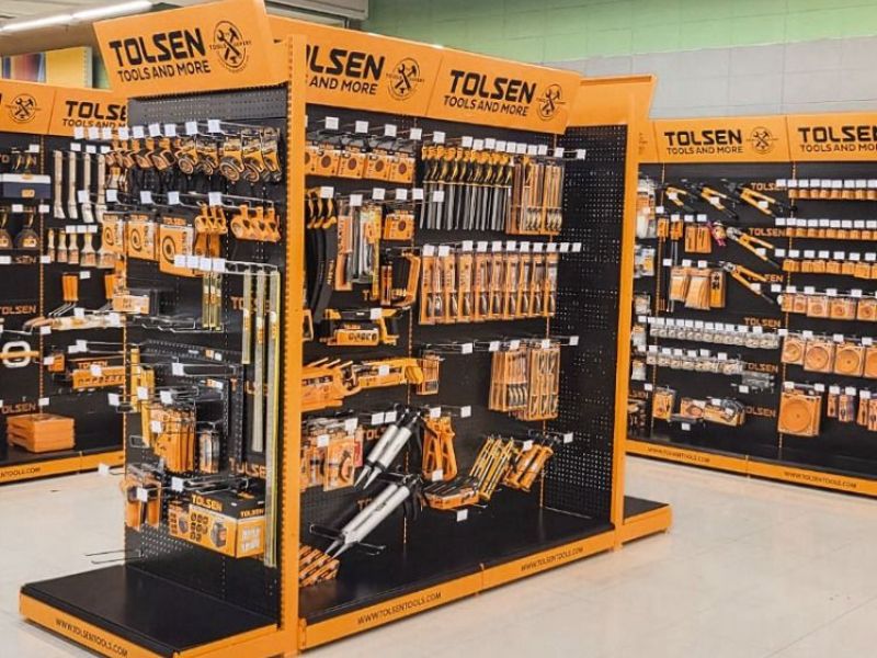 Gondola Shelving For Tools