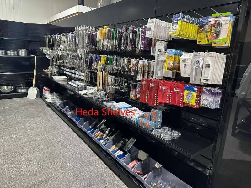 Estantes de supermercado australianos para kits de cocina