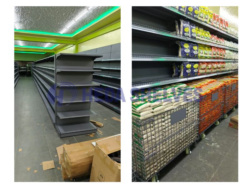 Proyecto de estanterías de supermercados de Kenia