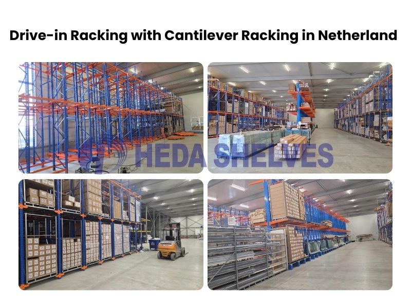 Combination Racking Solution For Building Material Warehouse